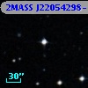 2MASS J22054298-1735334