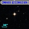 2MASS J22201219-7001189