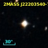 2MASS J22203540-7646120