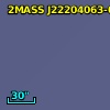 2MASS J22204063-0353057