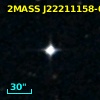 2MASS J22211158-0534314