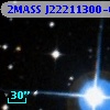 2MASS J22211300-6231436