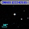 2MASS J22242515-2209437