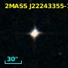 2MASS J22243355-1412415