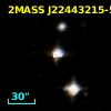 2MASS J22443215-5202247