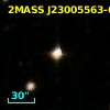 2MASS J23005563-6022415