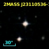 2MASS J23110536-1017321