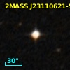 2MASS J23110621-5341357