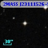 2MASS J23111526-5342361