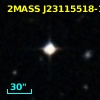 2MASS J23115518-1335343