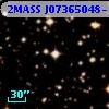 2MASS J07365048-1325296