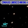 2MASS J09224036-0730232