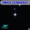 2MASS J22043412-0424005