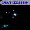 2MASS J22253180-0723043