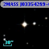2MASS J03354289-0909378