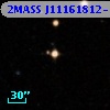 2MASS J11161812-1953009