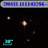 2MASS J11143286-2110079
