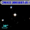 2MASS J00160718-5303025
