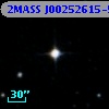 2MASS J00252615-5421499
