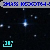 2MASS J05363784-5458504