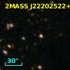 2MASS J22202522+6054235
