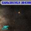 LkHa101VLA J043002.85+351709.8