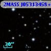 2MASS J05313458+1149297