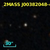2MASS J00382048-4257395