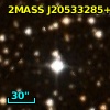 2MASS J20533285+4605422