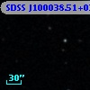 SDSS J100038.51+031058.1