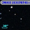 2MASS J13170741+0014415