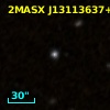 2MASS J13113634+5808014