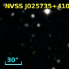 NVSS J025735+410747