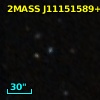 2MASS J11151589+6112181