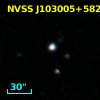 NVSS J103005+582255