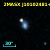 2MASX J10102481+5828302