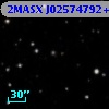 2MASX J02574792+4101534