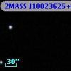 2MASS J10023625+4604205