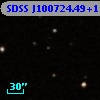 SDSS J100724.49+110507.5