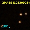 2MASS J10330903+1216265