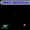 2MASS J10335514+3749325