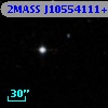2MASS J10554111+1325404