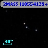 2MASS J10554128+5741296