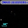 2MASS J11155591+3038119