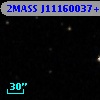 2MASS J11160037+3855270
