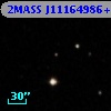 2MASS J11164986+3956206