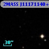 2MASS J11171140+3913296