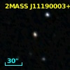 2MASS J11190003+6130548