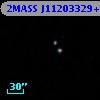 2MASS J11203329+3641170