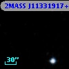 2MASS J11331917+3722329